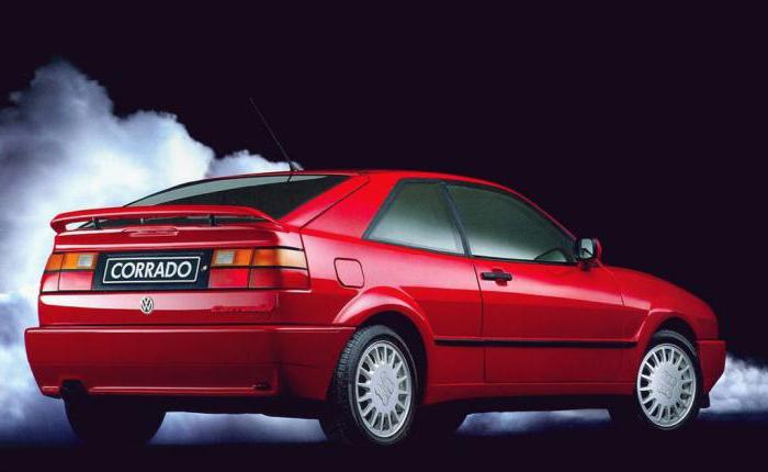 Volkswagen Corrado: a specifikációk és a modell leírása