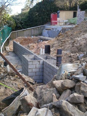 egy claydite beton blokk projektje