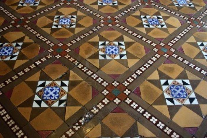 Mozaik padló - valódi díszítés minden szobában