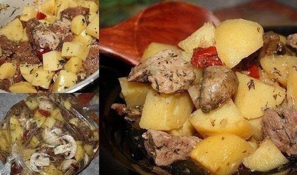 Burgonya sütve a sütőben a hüvelyben: recept