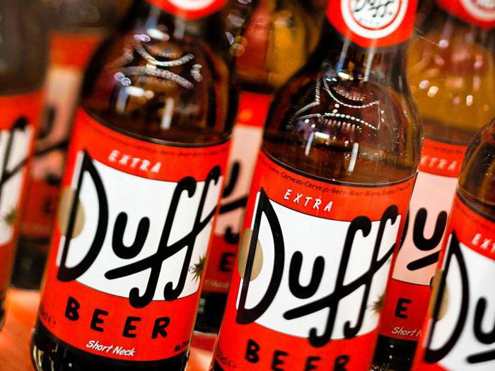 A "Duff" sör - a legendás "The Simpsons"