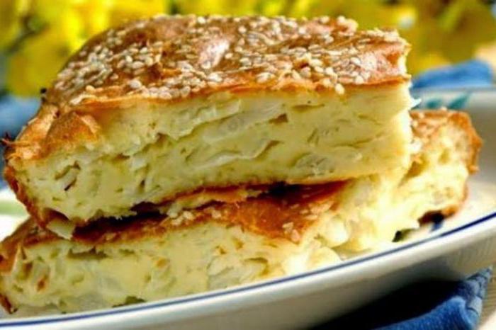 Káposzta folyékony pite - lépésről lépésre recept