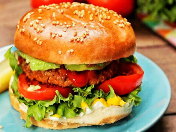 Vegetáriánus hamburgerek: recept