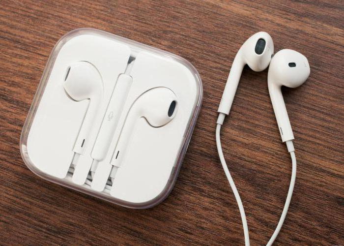 Apple EarPods - fejhallgatók az "iPhone 5" számára