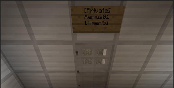 hogyan lehet privatizálni az ajtókat a minecraft-ben