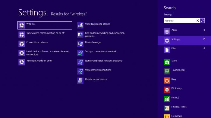 Részletek arról, hogyan lehet engedélyezni a "Blutuz" szolgáltatást egy Windows 8 laptopon