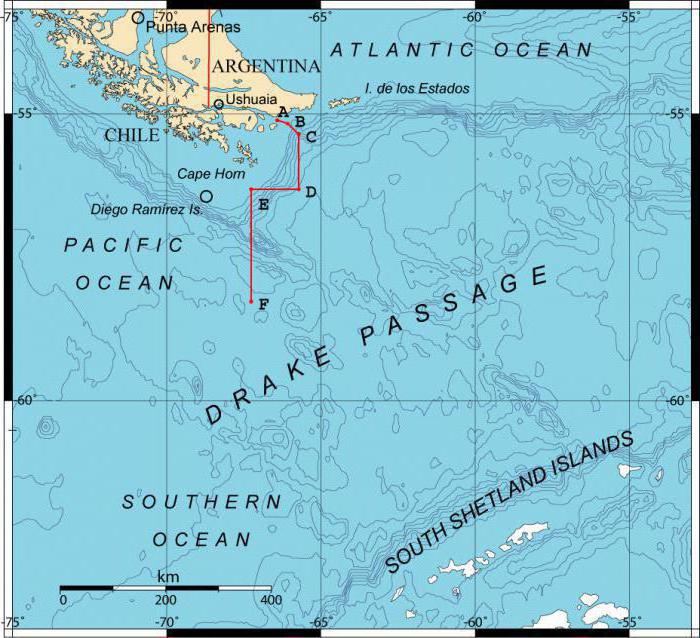Drake Passage: leírás, fotó