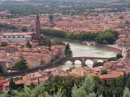 Olaszország, Verona. Ókorban és a középkorban